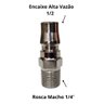 Kit Engate Rápido Esfera Alta Vazão 3/8 Com 3 Peças - 4