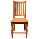 Ver imagem 5 de Cadeira Artesanal Ripada Em Madeira de Demolição Com Encosto Libertas Rosas Artesanato Cadeira Com E