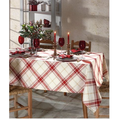 Toalha de Mesa Retangular 8 Lugares Celebra Natal 99 Dohler