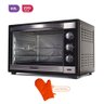 Forno Eletrico Moob 60L 2200W Preto Espeto Giratorio 220V (com Luva Termica) - 1