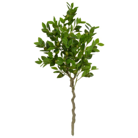 Planta Àrvore Artificial Limoeiro Real Toque C/limão X272 Verde 1,20cm