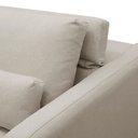 Ver imagem 3 de Sofá Retrátil 3 Lugares Sala de Estar Living 240cm Sevilha F04 Linho Bege - Lyam Decor