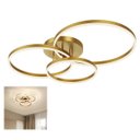 Ver imagem 1 de Luminaria 3 em 1 Lustre Perfil Led Infinito Arco Orbital Moderno Luxo Comercial Residencial Iluminaç