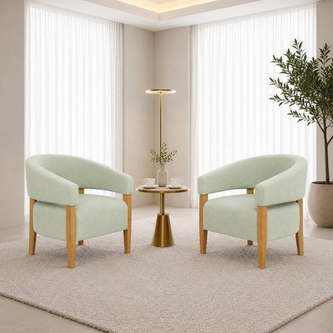 Kit com 02 Poltronas Belleve Premium