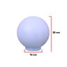 Globo de Polietileno ( Plástico) Leitoso 10x20 - 2