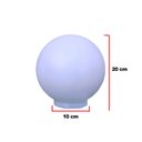 Ver imagem 2 de Globo de Polietileno ( Plástico) Leitoso 10x20