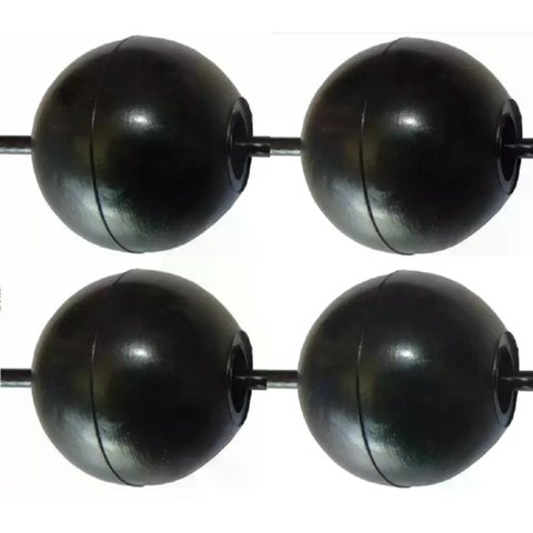 Kit 5 Bolas Terminal para Cabo De Aço Bolinha Reparo