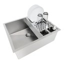 Ver imagem 1 de Calha Dupla 50x40 C/ Escorredor Inox 80x40 Calha Escorredor