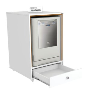 Balcão Embutir Lava Louças 8 Serviços Brastemp