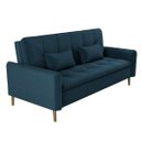 Ver imagem 4 de Sofá Cama 4 Lugares Veludo Donna 