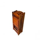 Ver imagem 6 de Conjunto Mesa Dobrável 70x70 com 4 Cadeiras Mel Restaurante Bar Lanchonete