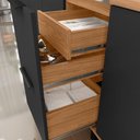 Ver imagem 6 de Armarios Lavanderia 4 Modulos Mdf 270 Cm Tosc Freijo Nero Mxm Freijo Nero