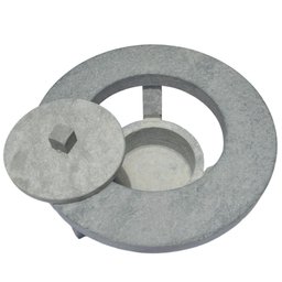 Rechaud Fogareiro de Pedra Sabão 20 Cm - 1
