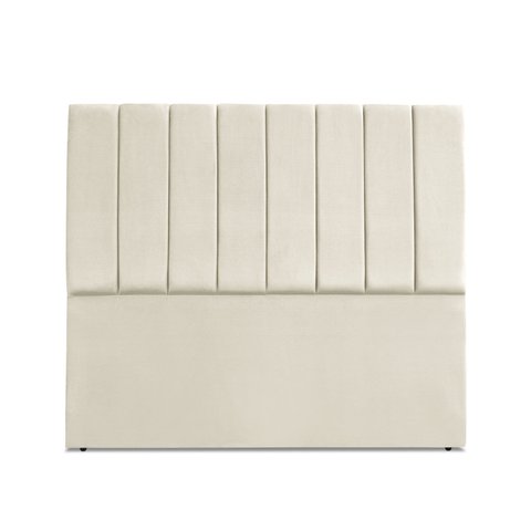Cabeceira Estofada Carla 140 Suede Bege