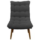 Ver imagem 5 de Kit 2 Poltronas para Sala Decorativa Consultório Clínica Recepção Salão Manicure Sufler Decorativa L