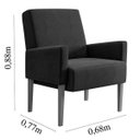 Ver imagem 2 de Poltrona Paty Matrix