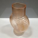 Ver imagem 4 de Vaso Decorativo Enfeite Planta Caracol Vidro 24x17x6cm Âmbar
