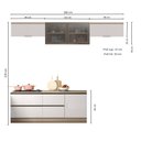 Ver imagem 3 de Cozinha Modulada Etna 5 Peças com Tampo 6 Portas Poliman Móveis