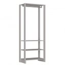 Ver imagem 3 de Closet Modulado 2 Peças com 2 Cabideiros 3 Gavetas e 4 Nichos Yes