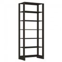 Ver imagem 4 de Guarda-Roupa Modulado Closet 2 Peças com 1 Cabideiro e 9 Nichos Yes Preto