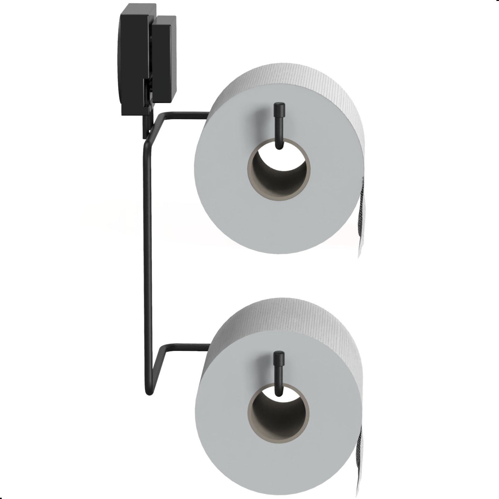 Porta Papel Higiênico Ventosa Preto Caixa Acoplada F.arm - 4