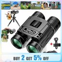 Ver imagem 3 de Binóculo de Visão de Longa Distância Dobráveis Poderoso, 500x25, Portátil Preto