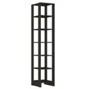 Ver imagem 3 de Guarda-Roupa Modulado Closet 2 Peças com 1 Cabideiro e 9 Nichos Yes Preto