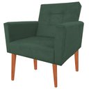 Ver imagem 2 de Kit 2 Cadeira Poltrona Consultório Escritório Recepção Reforçadas Nina Verde