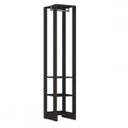 Ver imagem 3 de Guarda-Roupa Modulado Closet 2 Peças com 2 Cabideiros e 6 Nichos Yes Preto