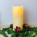Ver imagem 2 de Kit C/ 2 Vela de Led Cintilante Grand Parafina Grande 25cm
