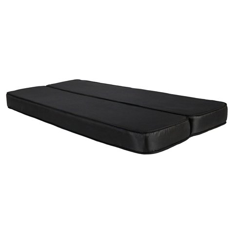 Colchão Solteiro Preto Dobrável D28 Macio Portátil