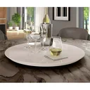 Ver imagem 5 de Prato Bandeja Giratória Sobrepo Centro Mesa Mdf Laqueado com Vidro Fixo 60cm