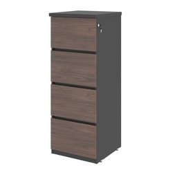 Jogo Arquivo com Mesa de Cuba Freijo Preto - 2