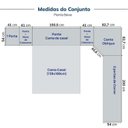 Ver imagem 5 de Guarda-Roupa Modulado de Canto Obliquo 8 Peças 9 Portas Orion CabeCasa MadeiraOriginals