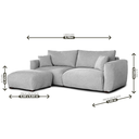 Ver imagem 2 de Sofá Heaven 6 Lugares, 2,70m com Puff e Assento Supermacio e Design Moderno | de Casa Decor