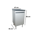 Ver imagem 2 de Gabinete MDF com Tanque 26L p/Torneira de Bancada ou Parede Entregue Montado