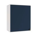 Ver imagem 1 de Armário Aéreo Celeste Kappesberg 100% Mdf 1 Porta Branco/azul 60cm
