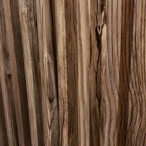 Painel Ripado Prime Madeira Pvc Teca Envelhecida 2,9m X 16cm