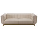Ver imagem 4 de Sofá Living Decorativo 3 Lugares 240cm Bellart M22 Linho Cru - Mpozenato