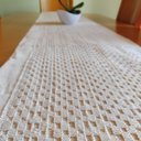 Ver imagem 5 de Caminho de Mesa Artesanal Renda Algodão Cru 40x220