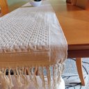 Ver imagem 4 de Caminho de Mesa Artesanal Renda Algodão Cru 40x220