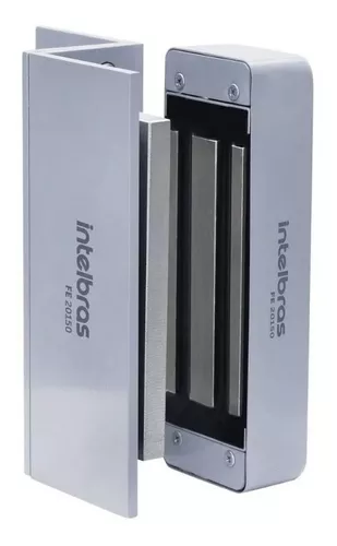 Fechadura Eletroimã 150 KGF FE20150 Prata Com Sensor Intelbras, Confiável, Segura Ideal Para Portas - 2