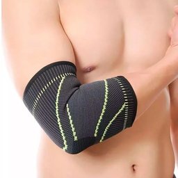 Protetor Cotoveleira Copper Fit Suporte Muscular:Único/preto/Unissex - 3