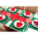 Ver imagem 5 de Mesa Posta de Natal 13 Peças Vermelho e Verde - Caminho de Mesa Jogo Americano e Toalhas