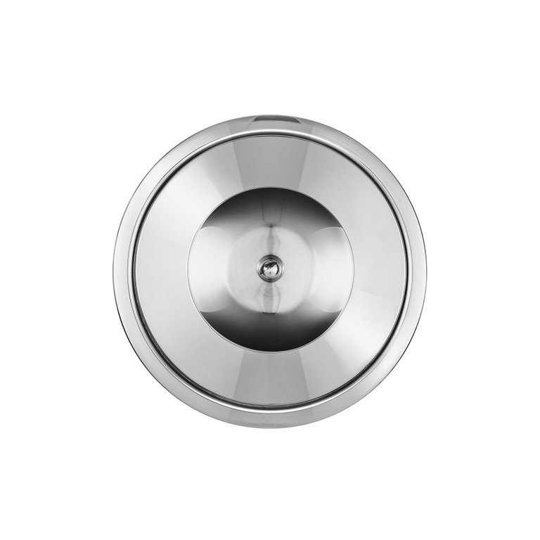 Lixeira Embutir 3 Litros Tampa Inox Polido Balde Alumínio Lixeira Embutir 3 Litros Tampa Inox Polido Balde Alumínio