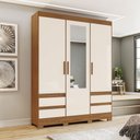 Ver imagem 1 de Guarda Roupa Henn Briz 3 Portas 4 Gavetas