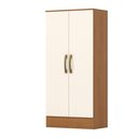Ver imagem 2 de Armário Multiuso Layla Essence 2 Portas 3 Prateleiras 61cm Cinamomo-Off White Casa 812