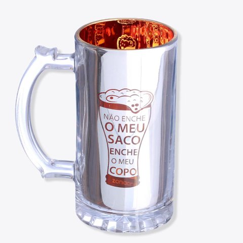 Caneca de Chop Eletrostatica Enche o Meu Copo 450 Ml