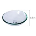 Ver imagem 3 de Cuba de Vidro Quartzo Hialino 35 cm Astra