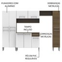 Ver imagem 7 de Cozinha Completa Emilly Branco com Armário e Balcão Madesa